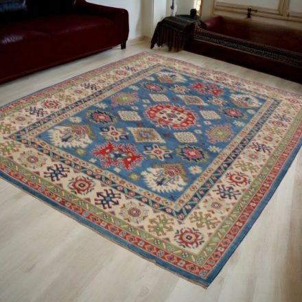 Kazak rug 192x294 handmade oriental carpet for living room