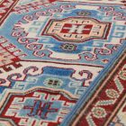 Kazak oriental runner rug 80x301 handmade carpet for hallway