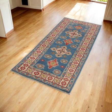 Kazak runner rug 77x192 handmade Afghan rug for hallway
