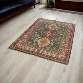 Kazak rug 122x177 handmade oriental carpet