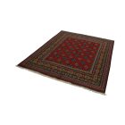Oriental rug Aqcha Bukhara 152x193 handmade afghan carpet