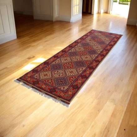 Afghan runner rug Khal Mohammadi 91x300 Oriental handmade carpet