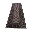 Oriental runner carpet Aqcha Elephantfoot 80x285 handmade afghan rug