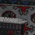 Oriental runner carpet Aqcha Elephantfoot 80x285 handmade afghan rug