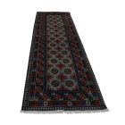Oriental runner carpet Aqcha Elephantfoot 80x285 handmade afghan rug