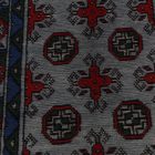 Oriental runner carpet Aqcha Elephantfoot 80x285 handmade afghan rug