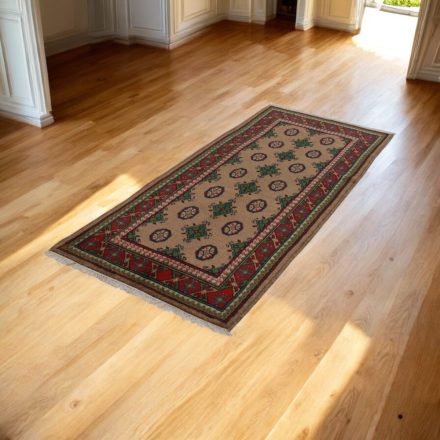 Oriental runner carpet Aqcha Bukhara 85x203 handmade rug