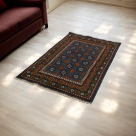 Oriental rug Aqcha Bukhara 95x155 handmade afghan carpet