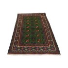 Oriental runner rug Aqcha Bukhara 96x205 handmade afghan carpet