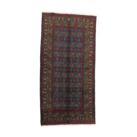 Oriental rug Aqcha Bukhara 99x196 handmade afghan carpet