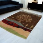 Oriental rug Afshar naqsha 205x293 handmade afghan carpet