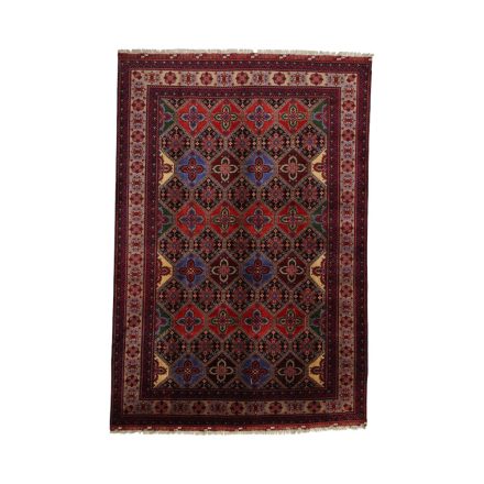 Afghan rug Waziri 203x290 handmade carpet for living room