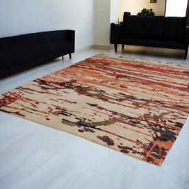 Oriental rug Afshar naqsha 256x345 handmade afghan carpet