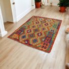 Afghan hand woven Kilim 130x167 Maimana Kilim rug