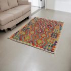 Wool Kilim rug Chobi 131x174 hand woven afghan Kilim rug