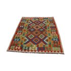 Maimana Kilim rug 126x176 hand woven afghan wool Kilim