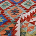 Maimana Kilim rug 126x176 hand woven afghan wool Kilim