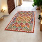 Kilim runner rug Chobi 110x200 afghan hand woven Kilim