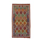 Kilim runner rug Chobi 110x200 afghan hand woven Kilim
