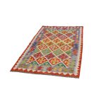 Kilim runner rug Chobi 110x200 afghan hand woven Kilim