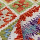 Kilim runner rug Chobi 110x200 afghan hand woven Kilim