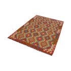 Maimana Kilim rug 125x183 hand woven afghan wool Kilim