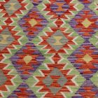 Maimana Kilim rug 125x183 hand woven afghan wool Kilim