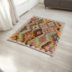 Afghan Kilim rug Chobi 110x146 ethnic hand woven Kilim