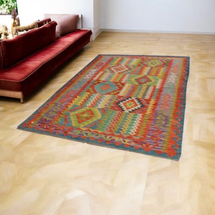 Afghan hand woven Kelim 166x238 Maimana Kilim rug
