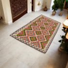 Afghan hand woven Kilim runner rug 92x207 Maimana Kilim rug