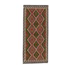 Afghan hand woven Kilim runner rug 92x207 Maimana Kilim rug