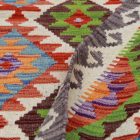Afghan hand woven Kilim runner rug 92x207 Maimana Kilim rug