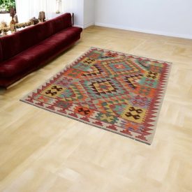 Afghan Kilim rug Chobi 149x198 ethnic hand woven Kilim