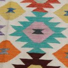 Wool Kilim rug Chobi 145x204 hand woven afghan Kilim rug