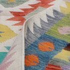 Wool Kilim rug Chobi 145x204 hand woven afghan Kilim rug