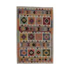 Wool Kilim rug Chobi 166x250 hand woven afghan Kilim rug