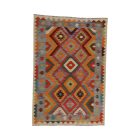 Afghan hand woven Kilim Chobi 166x247 Afghan wool Kilim rug