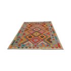 Afghan hand woven Kilim Chobi 166x247 Afghan wool Kilim rug
