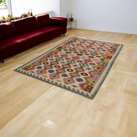 Chobi Kilim rug 179x256 hand woven wool Kilim