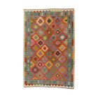 Maimana Kilim rug 165x253 hand woven afghan wool Kilim