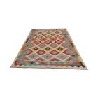 Afghan hand woven Kilim Chobi 167x244 Afghan wool Kilim rug