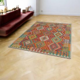 Kilim rug Chobi 172x235 afghan hand woven Kilim