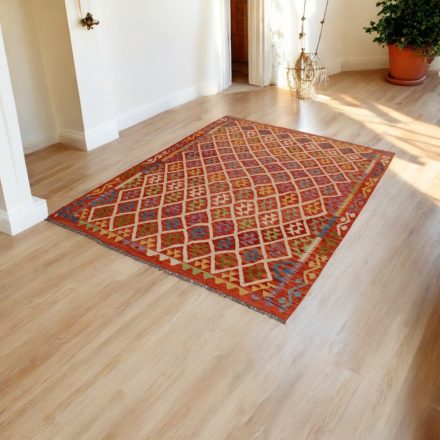 Kilim rug Chobi 160x218 afghan hand woven Kelim