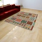 Wool Kilim rug Chobi 177x251 hand woven afghan Kilim rug