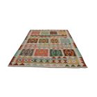 Wool Kilim rug Chobi 177x251 hand woven afghan Kilim rug
