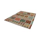 Wool Kilim rug Chobi 177x251 hand woven afghan Kilim rug