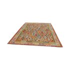 Afghan hand woven Kilim Chobi 215x293 Afghan wool Kilim rug
