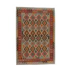 Afghan Kilim rug Chobi 205x295 ethnic hand woven Kilim