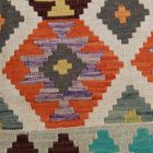 Afghan Kilim rug Chobi 205x295 ethnic hand woven Kilim