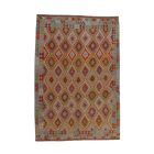 Afghan hand woven Kilim 203x299 Maimana Kilim rug